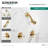 Kingston Brass Victorian Double-Handle Shower Faucet