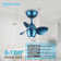 18" Small Ceiling Fan with Light and Remote for Kids Room