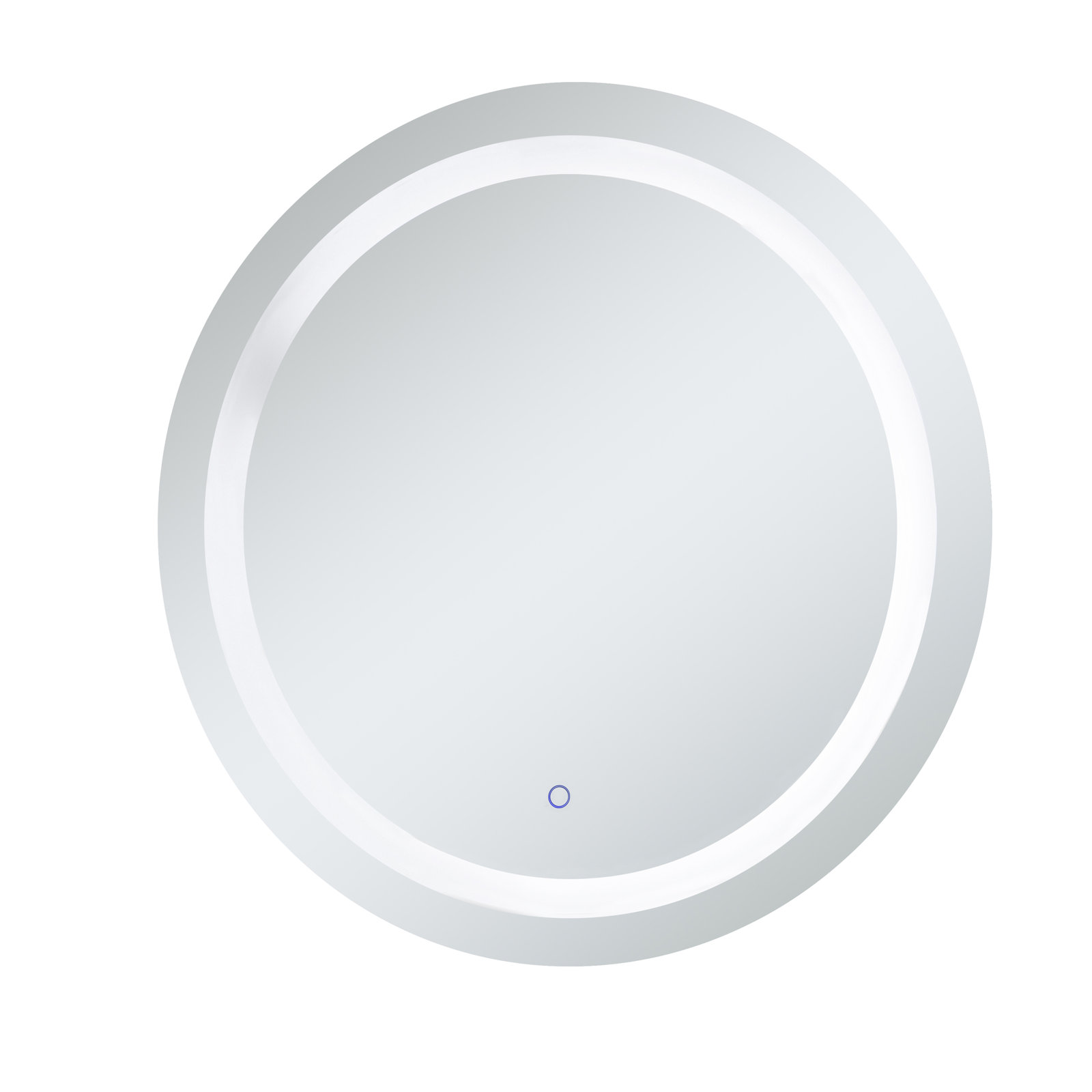 Sturdivant Flat Wall Mirror, 32" H x 32" W