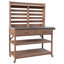 Banc de rempotage Maren avec plateau en acier inoxydable et roues verrouillables Maren-125911775