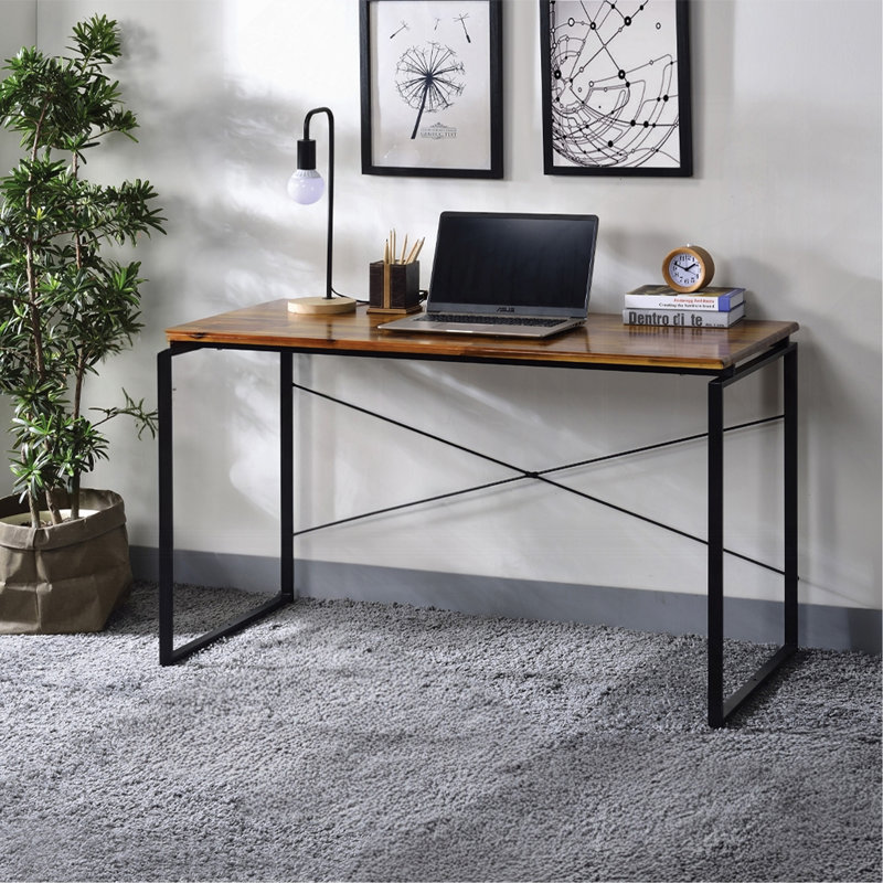 Bureau d'écriture rectangulaire en bois massif