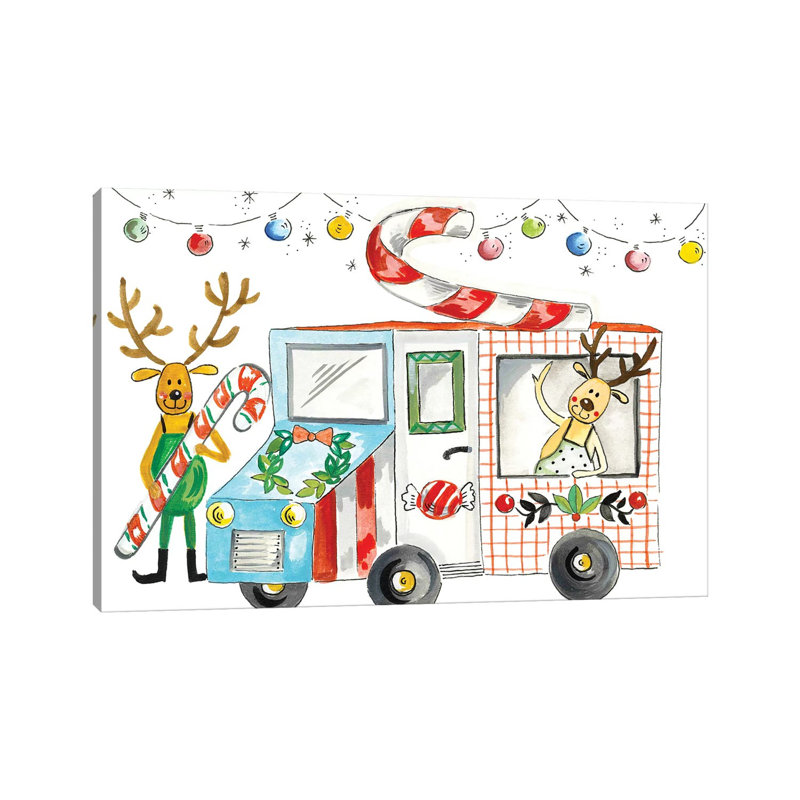 Reindeer Treats 1 Piece Wrapped Canvas Wall Art, 66.04 cm H x 45.72 cm W x 1.91 cm D