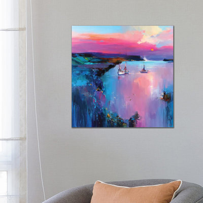 Fabulous Turquoise 1 Piece Wall Art on Canvas