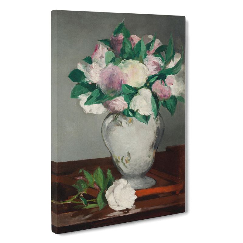 Peonies by Edouard Manet - Wrapped Canvas, 60cm H x 40cm W x 3cm D