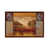 Toile avec cadre en bois brun classique