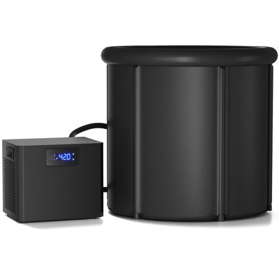 1/3 HP Ice Bath Water Chiller for Cold Plunge Tubs - Cools 79 Gallons with Pump & Hoses