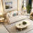 86.6'' Leather Sofa