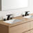 Widespread Bathroom Faucet 3 Hole, 2-Handle Bathroom Sink Faucet with Drain Assembly-120542225