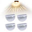 Solar Powered Integrated LED Deck Light Pack Solar Wall Lights for Fence, Yard, Patio, Pathway-71042321