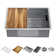 Delta Lorelai Workstation Kitchen Sink Undermount Stainless Steel Single Bowl with WorkFlow™ Ledge
