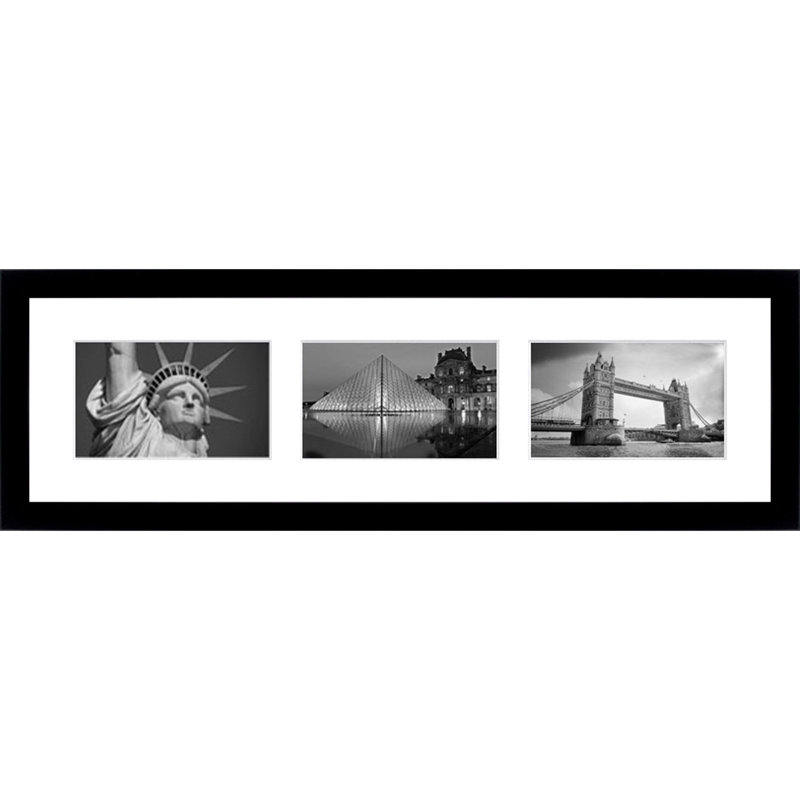 Logi Collage Picture Frame, Glossy Black