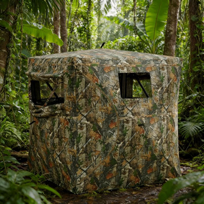All-Weather Shelter,Hunting Blind,See Through Pop Up Blind