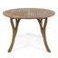 Table d'extérieur en bois d'acacia de 47 po