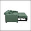 Canapé moderne convertible 75 po 3 en 1 avec lit escamotable pratique, dossier inclinable, porte-gobelets, coussins et poches, futon pour le salon-683460004