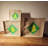 Red Barrel Studio® Handmade Natural Jute Multi-Purpose Storage Boxes Set Of 3 Square Shaped (8”, 10”, 12”) With 'Spring' Chinese Calligraphy Design