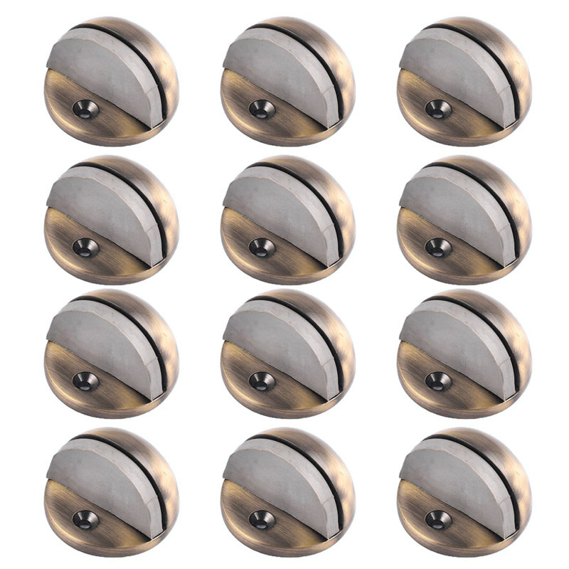 Eclipse Bumper Brass Floor Mount Stop