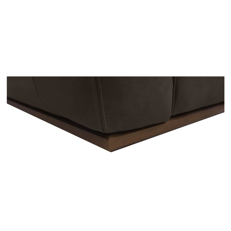 Clove L-Shaped Sectional Deep Brown, Deep Brown