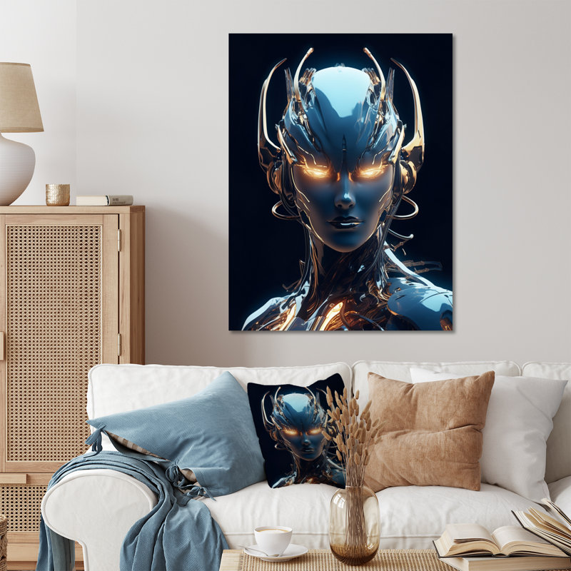 " Robotic Opponent II ", 40" H x 30" W x 1" D