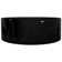 Ebern Designs Brana 4650mm L x 465.1mm W Black Ceramic Circular Sink with Overflow