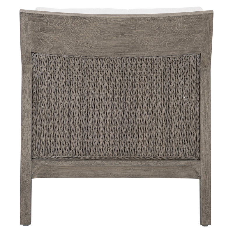 Ibiza Patio Chair with Cushions, White Sunbrella 6063-000