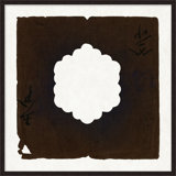 Paper Cut 1' Framed Graphic Art Print on Glass