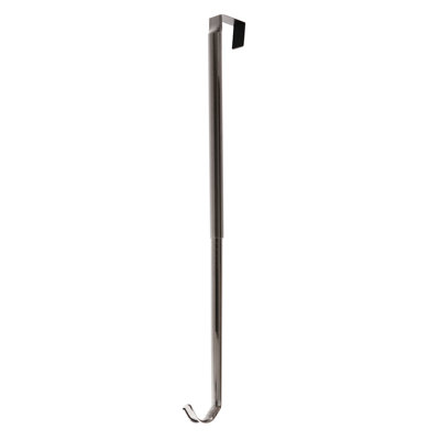 Haute Decor Adapt Premium Adjustable Length Sturdy Metal Wreath Hanger - Nickel