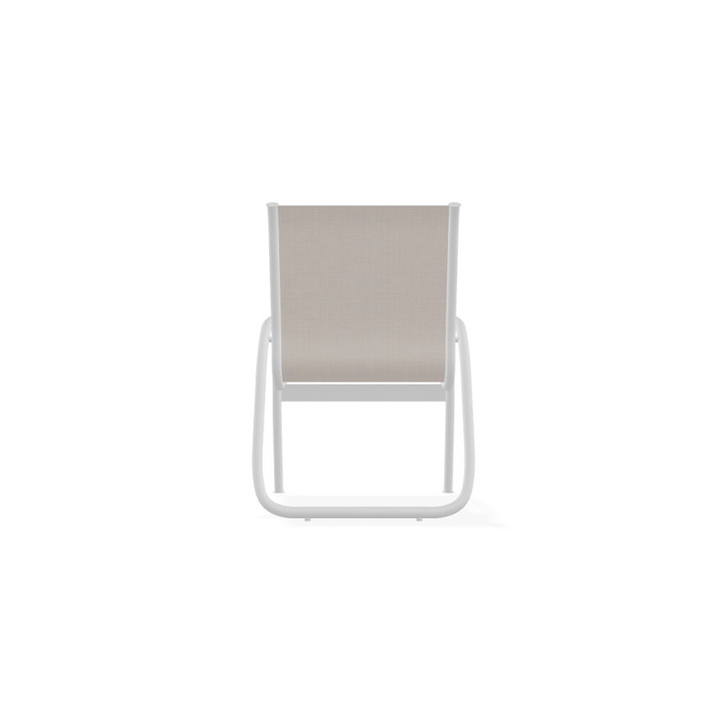 Fauteuil de patio Gardenella, Blanc texturé, Naturel
