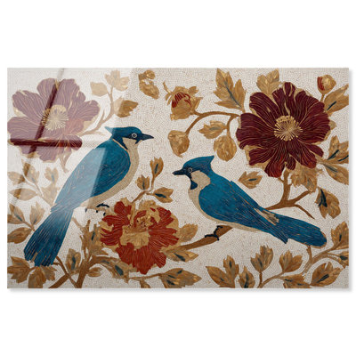 «Blue Jays I», reproduction d'art acrylique sur toile par Art Remedy