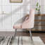 49cm H Metal Side Chair in Pink