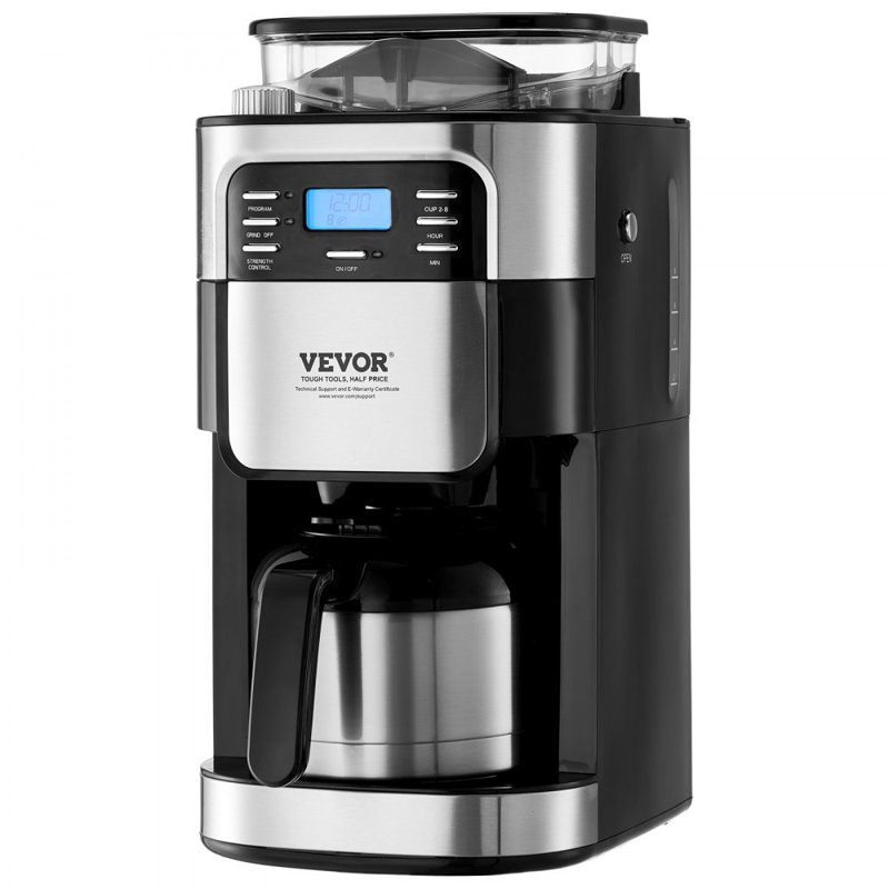 Machine à café 8 gouttes avec minuterie 24 heures pour infusion automatique