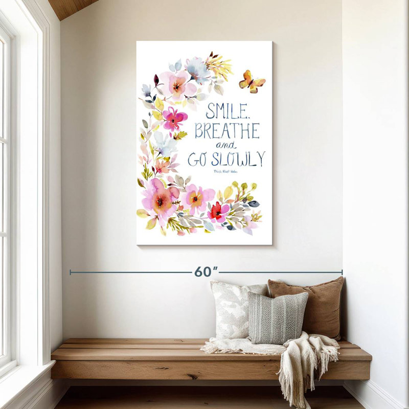 Smile Breathe, H 45 po x l 30 po