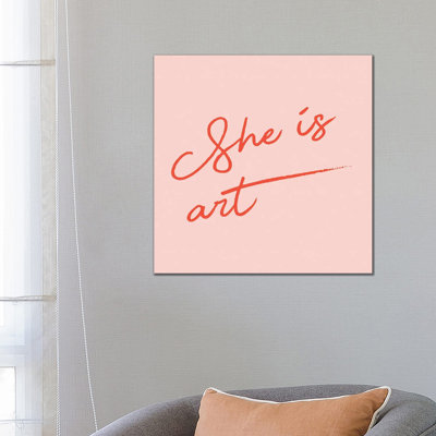 " She Is Art Pink "