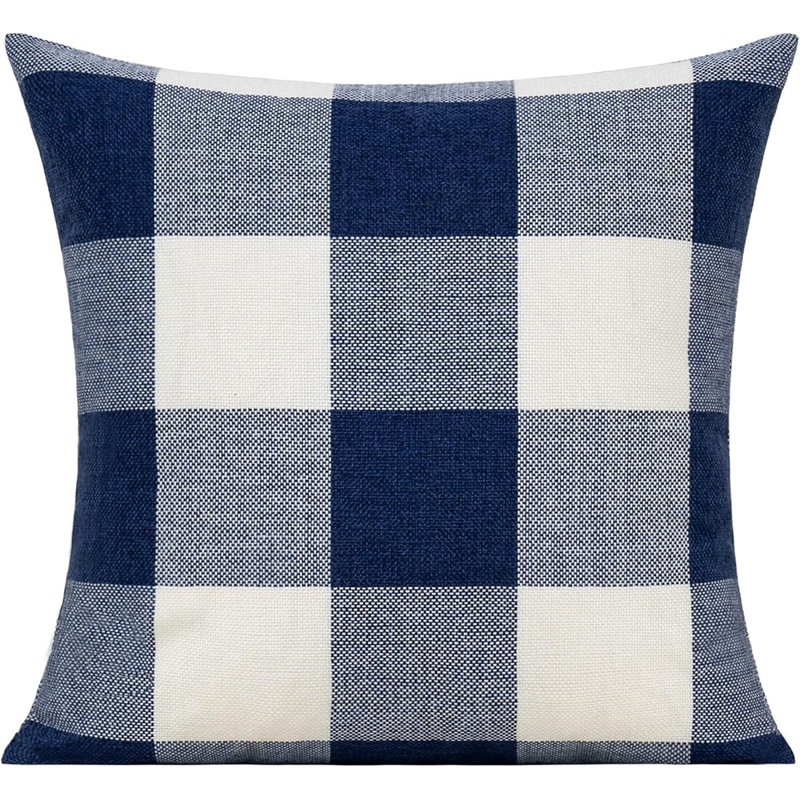 Ensemble de 2 coussins décoratifs d'extérieur 18 x 18 Buffalo Plaids