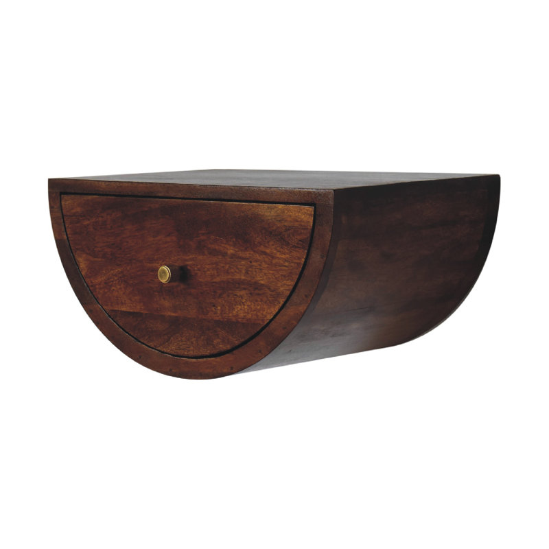 Arsdale 45cm W Solid Wood Bedside Table