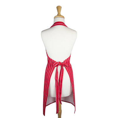 Zimmerman Striped Cotton Bib Apron