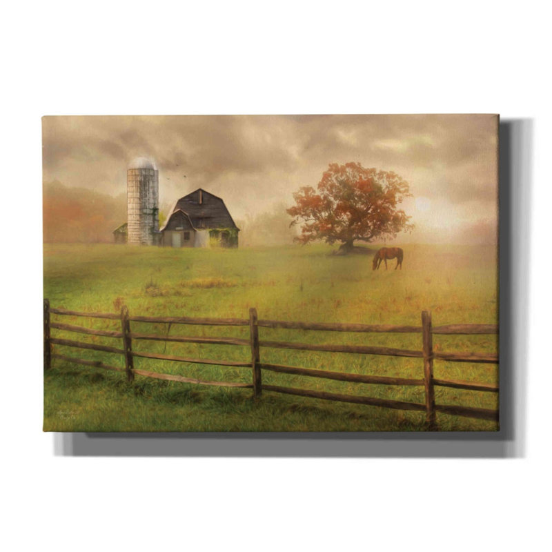 «Graze On» par Lori Deiter, art mural sur toile, H 18 po x l 26 po x P 0,75 po