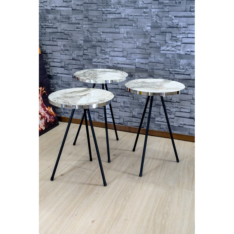 Caenas 14cm Console Table, White