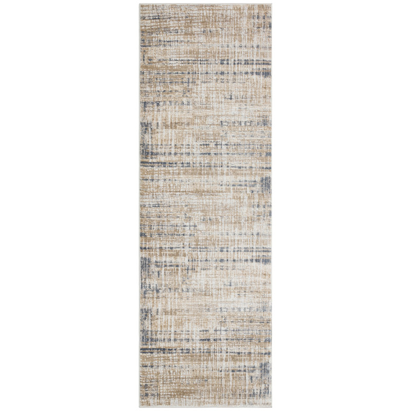 Compas Abstract Area Rug, Runner 80 x 240cm
