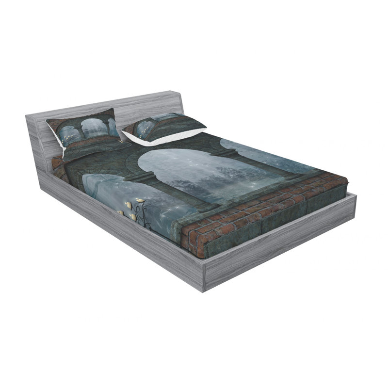 Microfiber Sheet Set, Full Sheet Shet with 2 Pillowcases