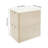2-Layer Folding Storage Cabinet Pulley Foldable Storage Bins