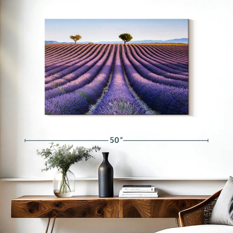 Alvord, champ de lavande, Provence, H 26 po x l 39 po