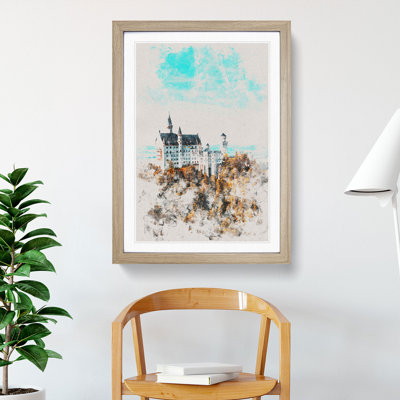 The Neuschwanstein Castle in Germany - Framed Print