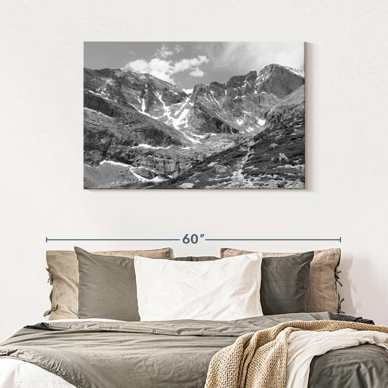 Montagnes Rocheuses d'Alvord - monochrome