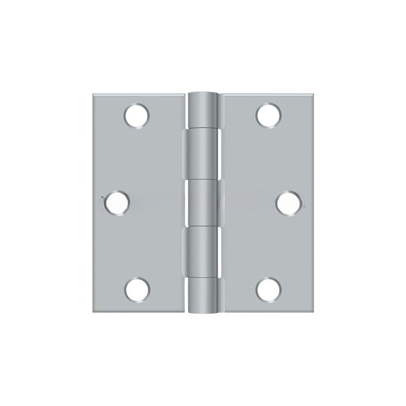 Steel Hinge, Brushed Chrome