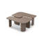 Ensemble de 2 tables basses modulaires modernes, ensemble de table de ferme à combinaison libre avec peinture multicouche, table d'appoint pour canapé-lit, tables d'angle polyvalentes pour le salon-1103071597