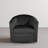  Upholstered Velvet Swivel Barrel Accent Chair with Curved Back-499469533
