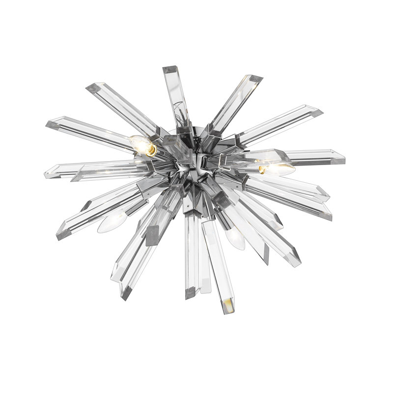 Plafonnier encastré spoutnik 4 lumières 24,75 po Dewsbury
