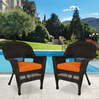Burrowes Patio Chair with Cushions SET