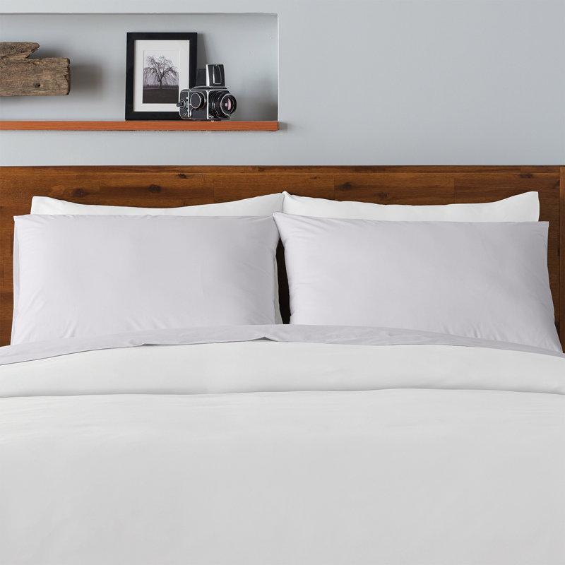 HOTEL Collection 500 Thread Count Cotton Sateen Pillow Case Set, Lilac, King/California King