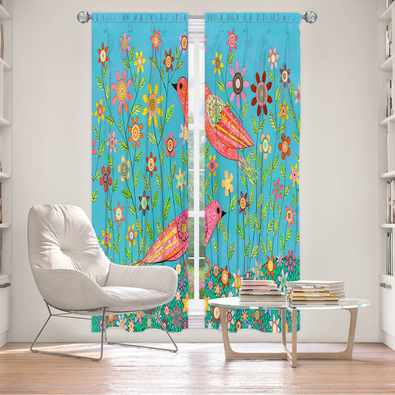 Elish Room Darkening Curtain Pair, 20" W x 52" L